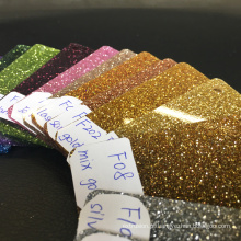 Tamanho personalizado PMMA colorido Folha de glitter acrílico